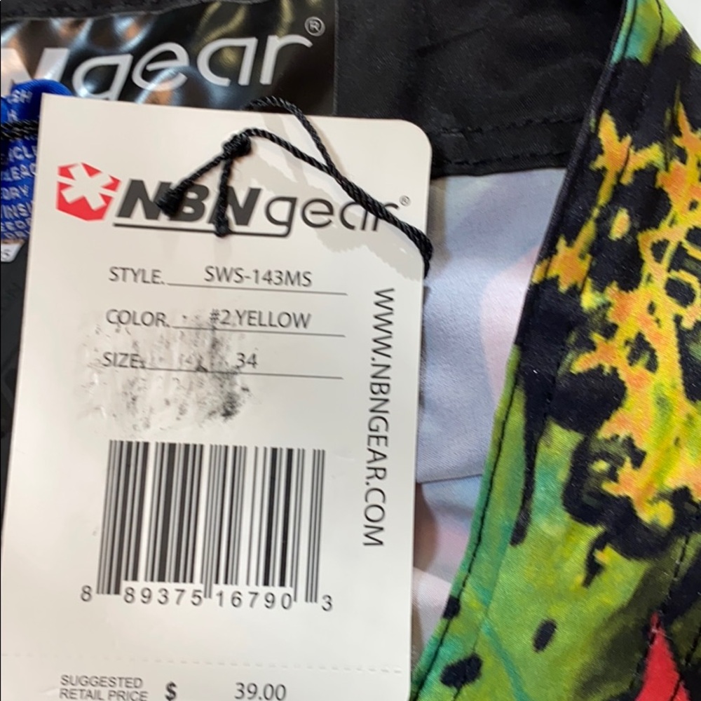NBN Gear All-Day Floral Board Shorts 34 waist NWT - Picture 11 of 11